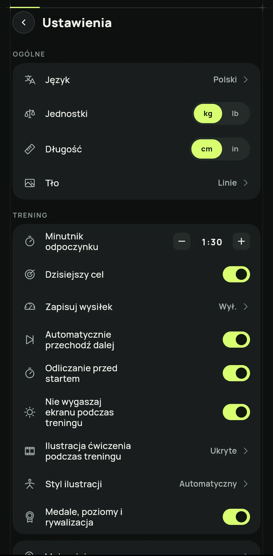 Na ekranie głównym stuknij u góry przycisk ustawień obok wyszukiwarki. Możesz też wejść tam z karty Profil, w sekcji Ustawienia.